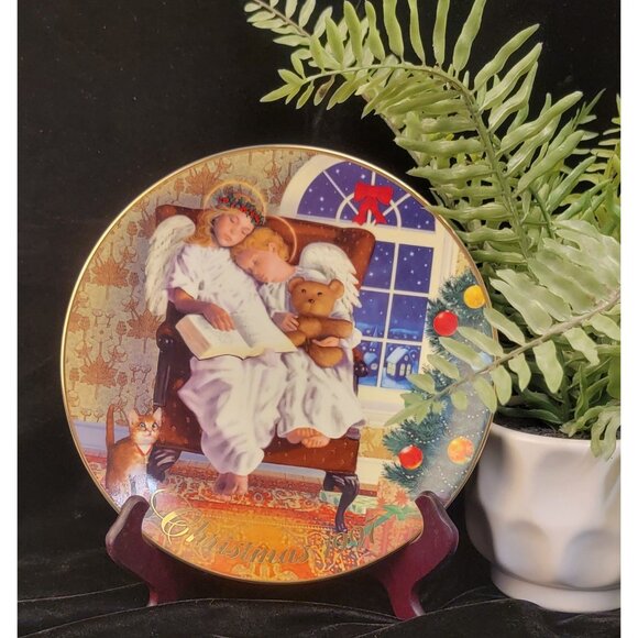 Antique Avon Collector's Porcelain Plate "Heavenly Dreams" - Picture 2 of 10